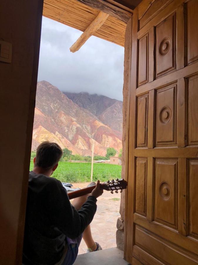 Ruphay: Cabana Equipada Con Vista A Los Cerros En El Campo Maimará Esterno foto